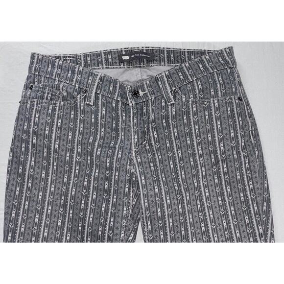Levi's 524 Too Superlow Stretch Denim Skinny Jeans. Geometric Stripe, Size 11M. - Picture 6 of 9